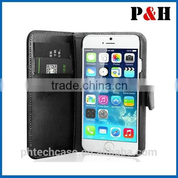 PC Detachable Wallet Card Slots For IPhone 6 Leather Case,For IPhone 6 Leather Case Cover photo-5