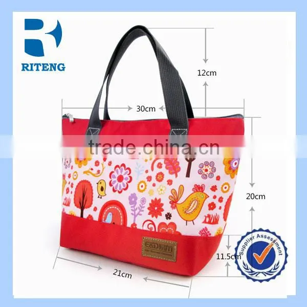 Color Print Portable Thermal Insulation Cooler Bag photo-6