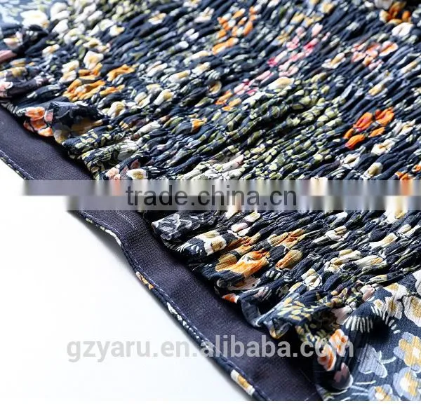 Latest Fashion Design Backless Chiffon V-neck Priting Slim Fit Shirts Ladies Tops photo-6