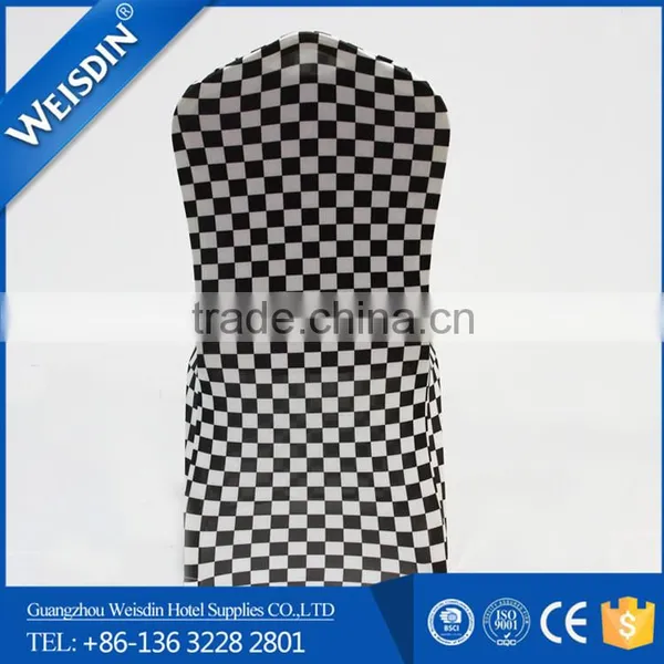 New Style Banquet Chair Cover White Cheap 100%polyester Banquet Chair Cover photo-5