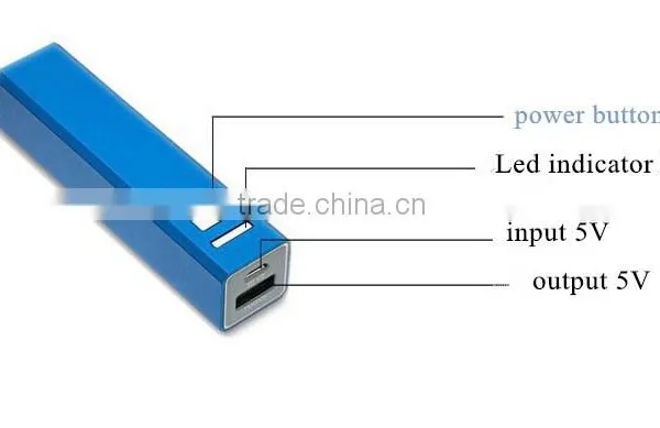 Factory Wholesale Aluminium Alloy Shell Smart 2600mAh Power Bank on Sell photo-3