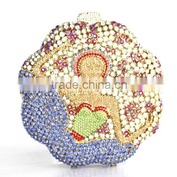 Fashion Lady Rhinestone Crystal Clutch Bag/magazine Clutch Bag/acrylic Purse Display photo-5
