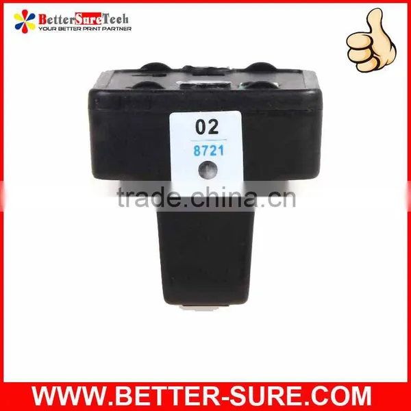 Hot 02 (8721WN) Ink Cartridge Quality Printer Compatible hp 02 Ink Cartridge For HP 3110/3210/3310/8250 Printer