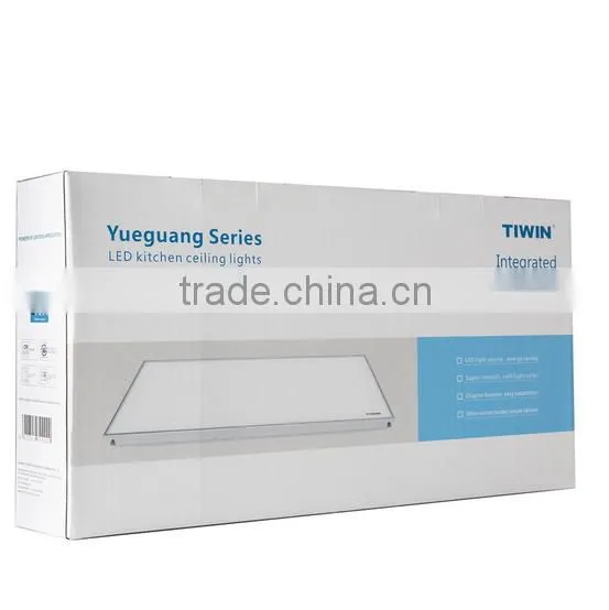 TIWIN 30*60cm 30*30cm 18w 22w 2200lm Led Lighting Silver Ceiling Led Panel Light for Living Room Bathroom Kitchen photo-6