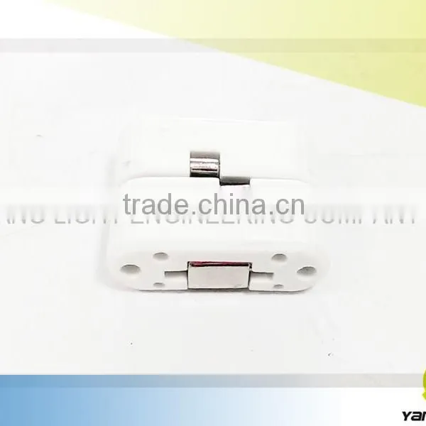 Taiwan Manufacturer Excellence Made Plastic Injection With Metal Parts White Color Invisible Hinge photo-2