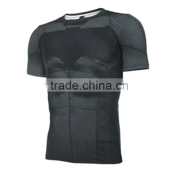 2016 New Latest Shirt Designs Gym Sublimation Printed Shirt for Men Sports Printing T-shirt Custom t Shirt Print Quality Choice photo-4