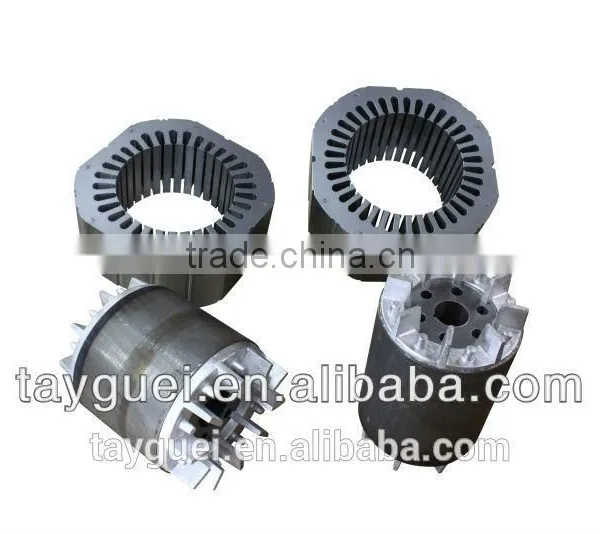 Silicon Steel Sheet Laminated Shaded Pole Motor Rotor Stator photo-2