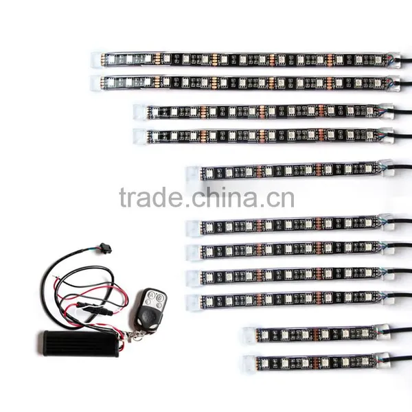 Customized 6-12pc Motorcycle Led Lighting Kit With FCC RF RGB LED Remote Controller, Hot Sale in USA photo-3