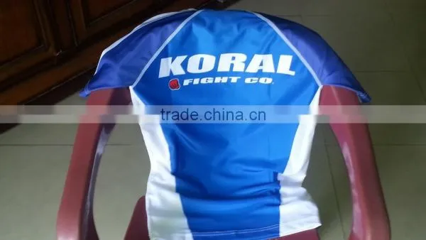 Custom Lycra Rash Guard Manufacturer / High Quality Spandex Lycra Mma Rash Guard