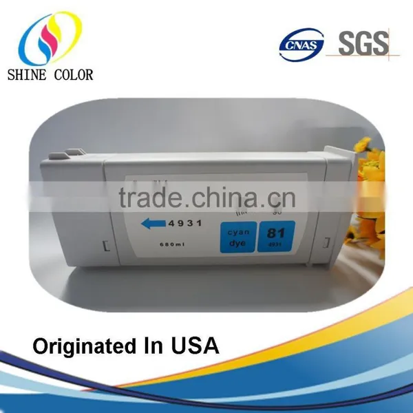 NEW 6 Color 680ML HP81 Compatible Ink Cartridge for HP DJ 5000 5500 photo-2