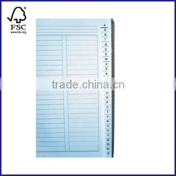 Custom Leather Executive Notebook With Map for 2014 photo-5