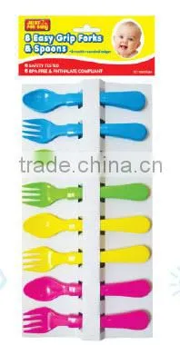 8 Easy Grip Spoons And Forks