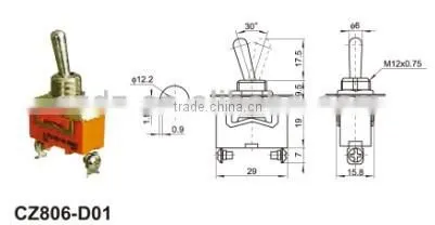 Micro 2 Pin Red 16a Rocker Switch Manufacture 250v T125 R11 3A 250V With CE,ROHS Certificate photo-4