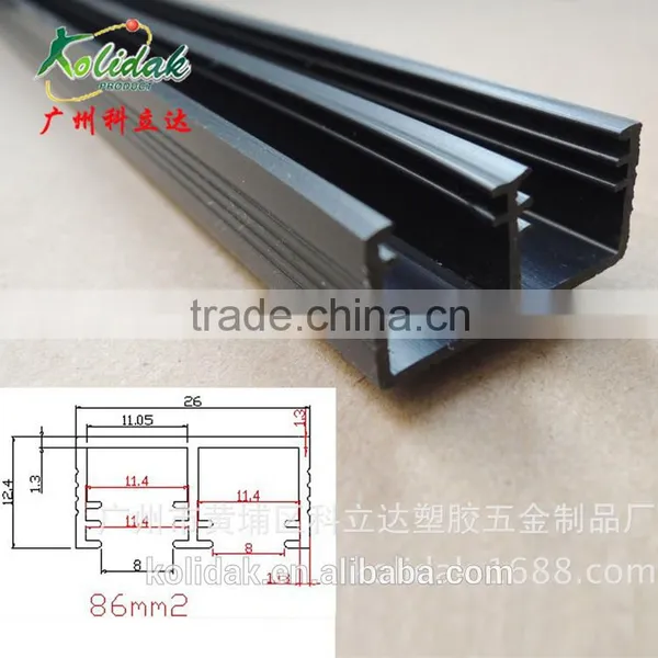 E Shape PVC Plastic Profile Extrusion photo-2