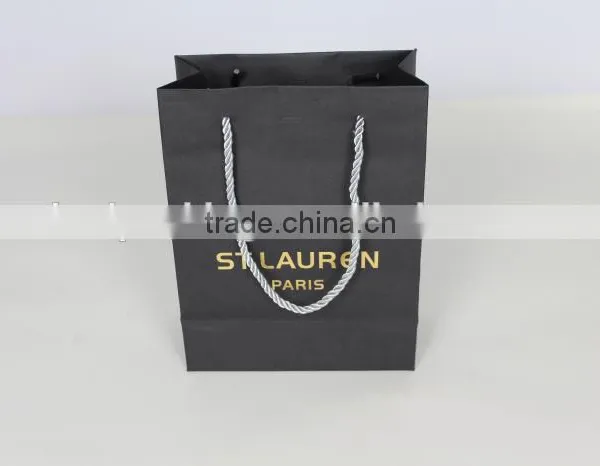 Shopping Fashion Popular Hand Paper Black Bag photo-2