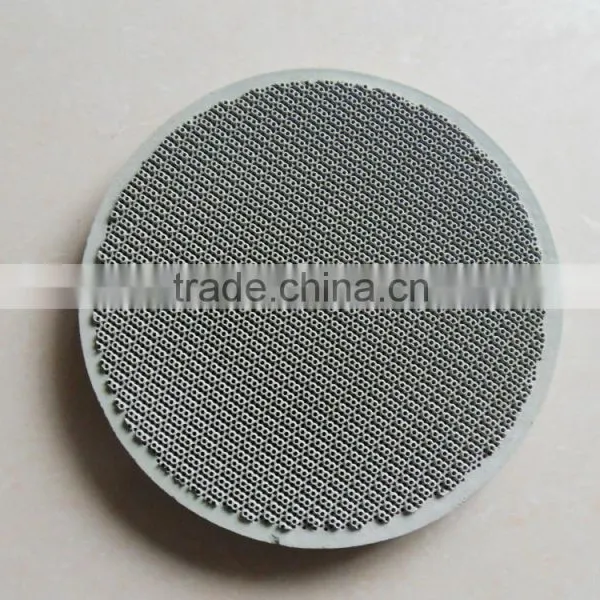 Round Gas Infrared Flameless Honeycomb Ceramic Plate for Cooking, Cordierite Ceramic Red Plate 160mm Dia. photo-3