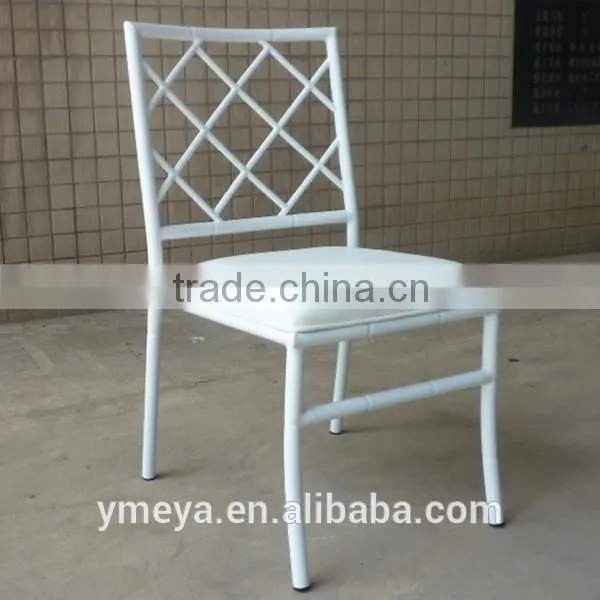 Latest Metal White Wedding Chair photo-2