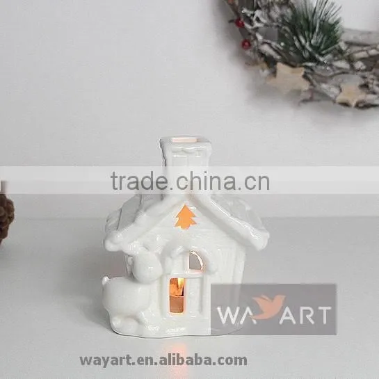 Adorable Ceramic Chirstmas Houses Ceramic Village House photo-3