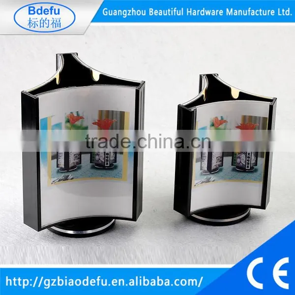 plastic table mini rotating display rack ,price tickets