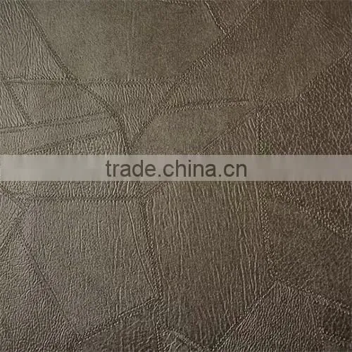 2015 New 3d Leather Effect Vinyl Home Decor Wallpaper photo-6