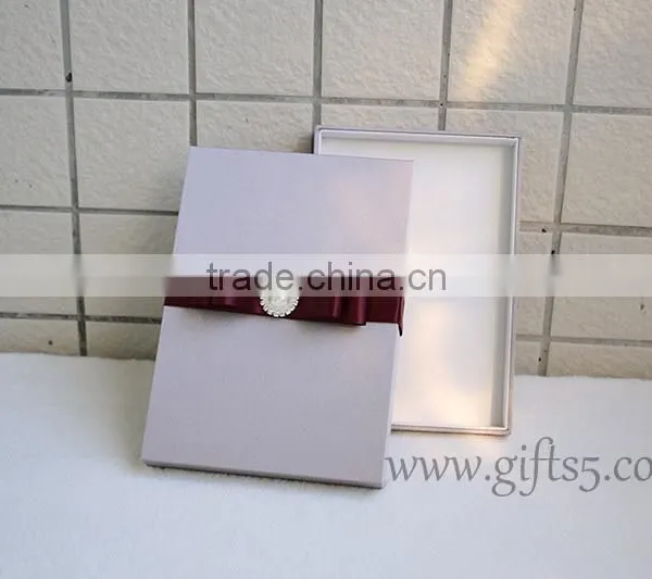 High End Wedding Invitation Box Wedding Gift Boxes in Handmade photo-4