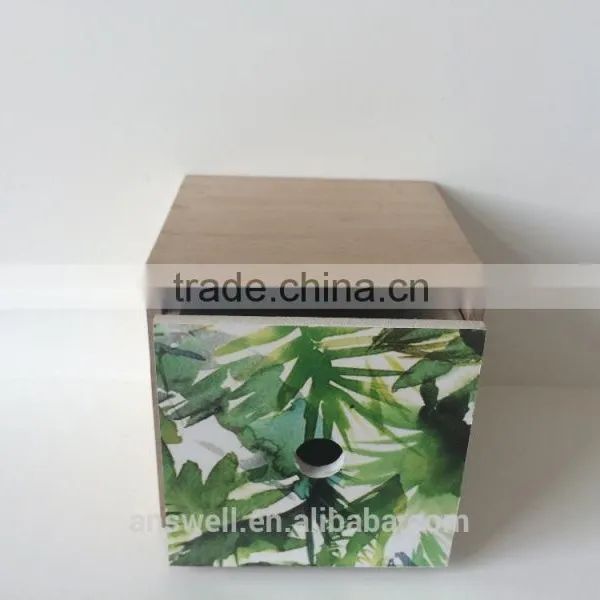 Beautiful Summer Time Green Discount Decorative Storage Wooden Handmade Craft Table Case photo-4