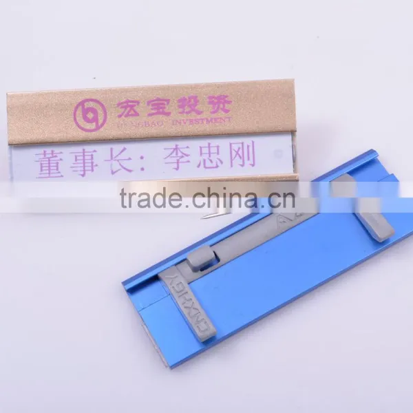Cheap Safety Pin& Aluminum Alloy Badge photo-2