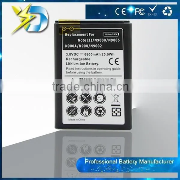 6800mAh Extended Thick Battery + Back Cover Case For Smartphone photo-2