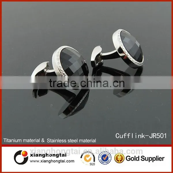 Customized 316L Stainless Steel Agate Cufflink