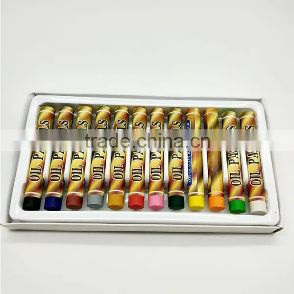 Art Soft Oiled Pastel Chalk Crayon,oil Pastel Paint Color Crayon Set for Students 12/18/24/36/48 Colors photo-6