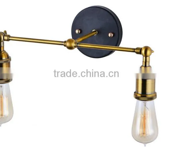 Manufacturer's Premium Iron Wall Sconce Lamp Brass Wall Lamp photo-3