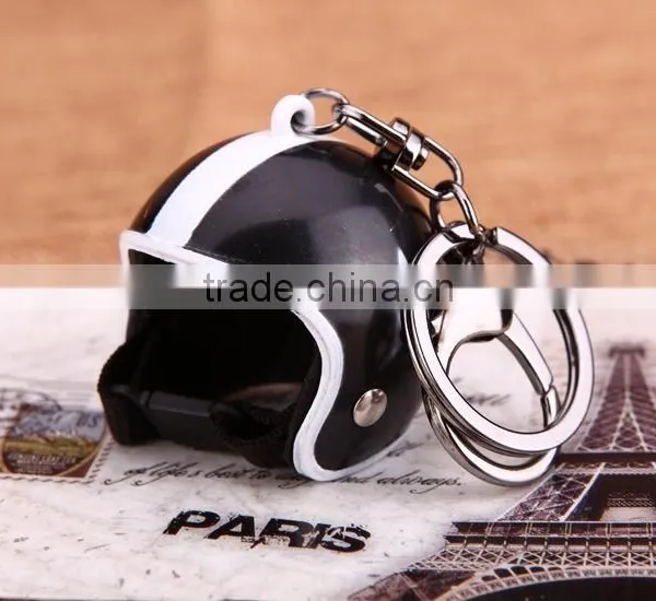 New Multi Color Helmet Keychain Cheap Alloy Keychain Metal Keychain Pilot Helmet Custom Keychain photo-3