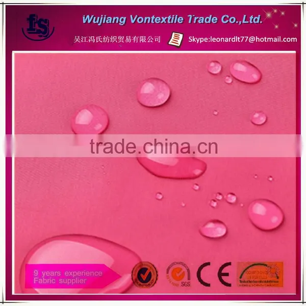 100% Polyester Fashional Memory Fabric /waterproof Plain Memory Fabric for Garment,jacket,coat,etc