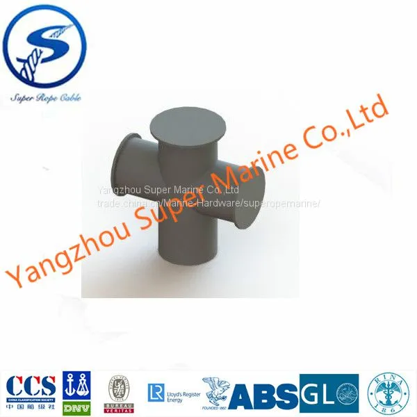 Horn Type Ship Crossing Bollard，Ship Crossing Bollard，GB T554-96 Type D Marine Single Cross Bitt Boat Bollard