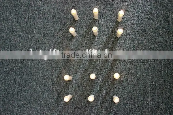 Wireless remote control led candle lights with led icicle light,led falling icicle light,led dripping icicle light
