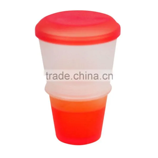 Good Quality 2 in 1 Take It To Go Container Milk Cereal To Go Pp Plastic Cup photo-6