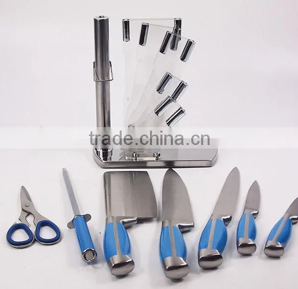 New Design Complete Royal 5 Pcs Kitchen Knife Set With Rack photo-4