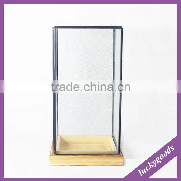 LGJ040 Wedding Party Decoration Glass Candle Holder With Lid photo-6