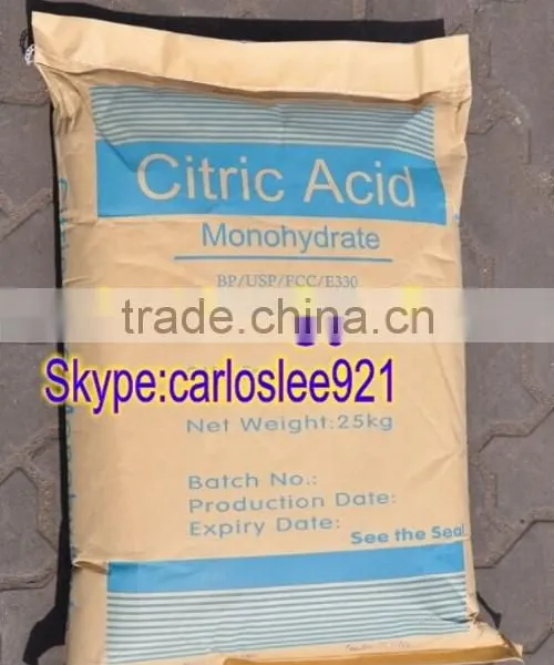 Food Additives Citric Acid Monohydrate / Anhydrous BP98 photo-2