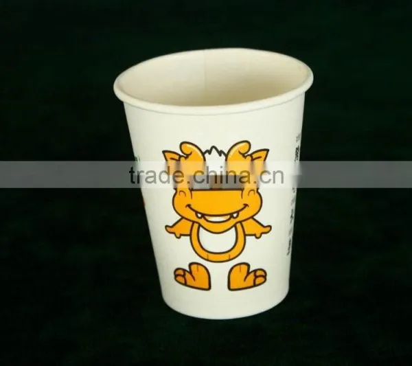 White Print Animal Logo Disposable Paper Cup photo-5