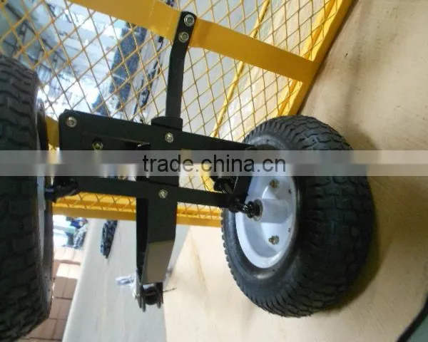 4 Wheel Metal Tool Cart / Steel Mesh Trolley TC4205E photo-3