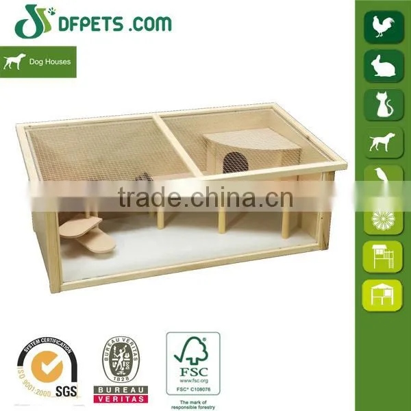 DFPets DFH002 Wood Animal Pet Hamster Cage photo-4