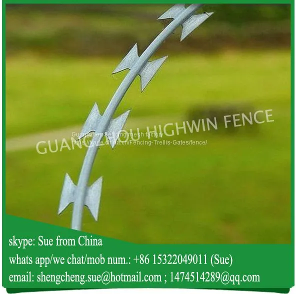 Prisons Buildings Fence Razor Blade Fencing Wire (Manufacturer) photo-2