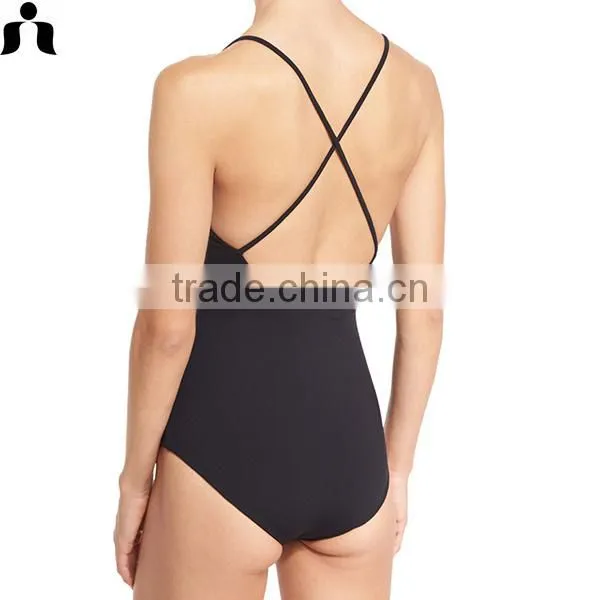 2017 OEM LADIES Bathing Suits One Piece Swimsuit Sport Wear photo-2