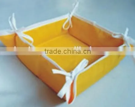 Rectangle Folding Washable Woven Fabric Baking Bread Basket photo-6