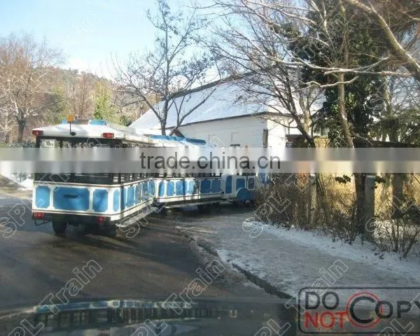 Suzhou Diesel Power Sightseeing Amusement Park Tourist Train Set photo-2