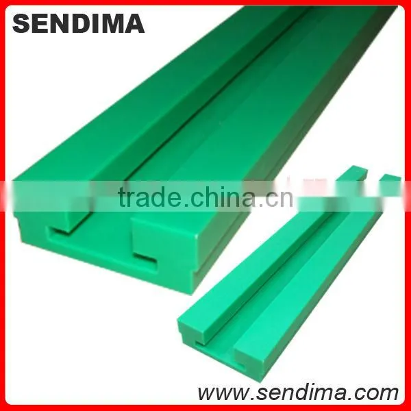 Colorful Upe Guide Rail for Hang Plastic Article ,uhmw- pe Guide Rail Guide Rial ,high Performace UHMWPE Chain Guides