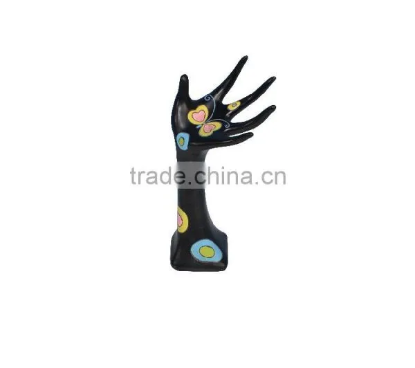 Fashion Colorful Modeling Fiberglass Hand Mannequin for Jewelry Display photo-2