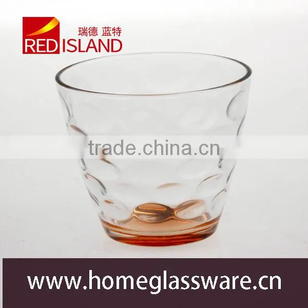 Glass Manufactory Supply Fashion Beer Shot Glass Cup Color Bottom photo-2