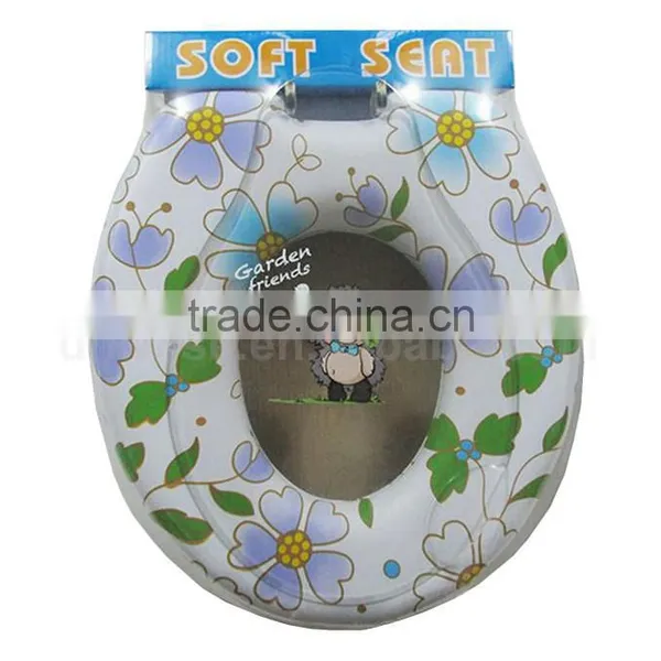 SOFT Mother-Baby Family PVC Toilet Seat Cover, Toilet Seat Cover W/printing, Soft Family Adult & Kid/child Toilet Seat photo-3